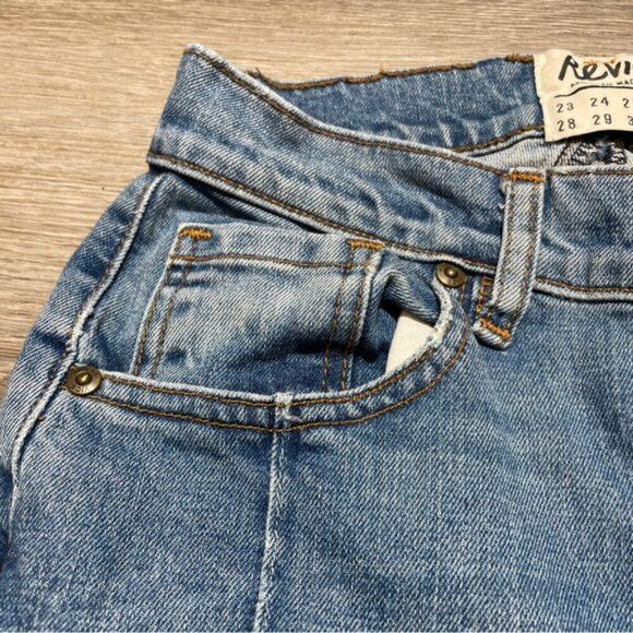 Revice Star Stitch Skinny Jeans Blue Denim Size 26 - Picture 6 of 9